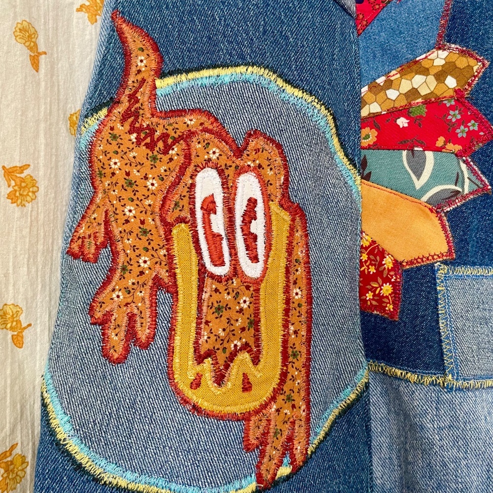 King Gizzard Upcycled Vintage Wrangler Jeans - Picture 6 of 12